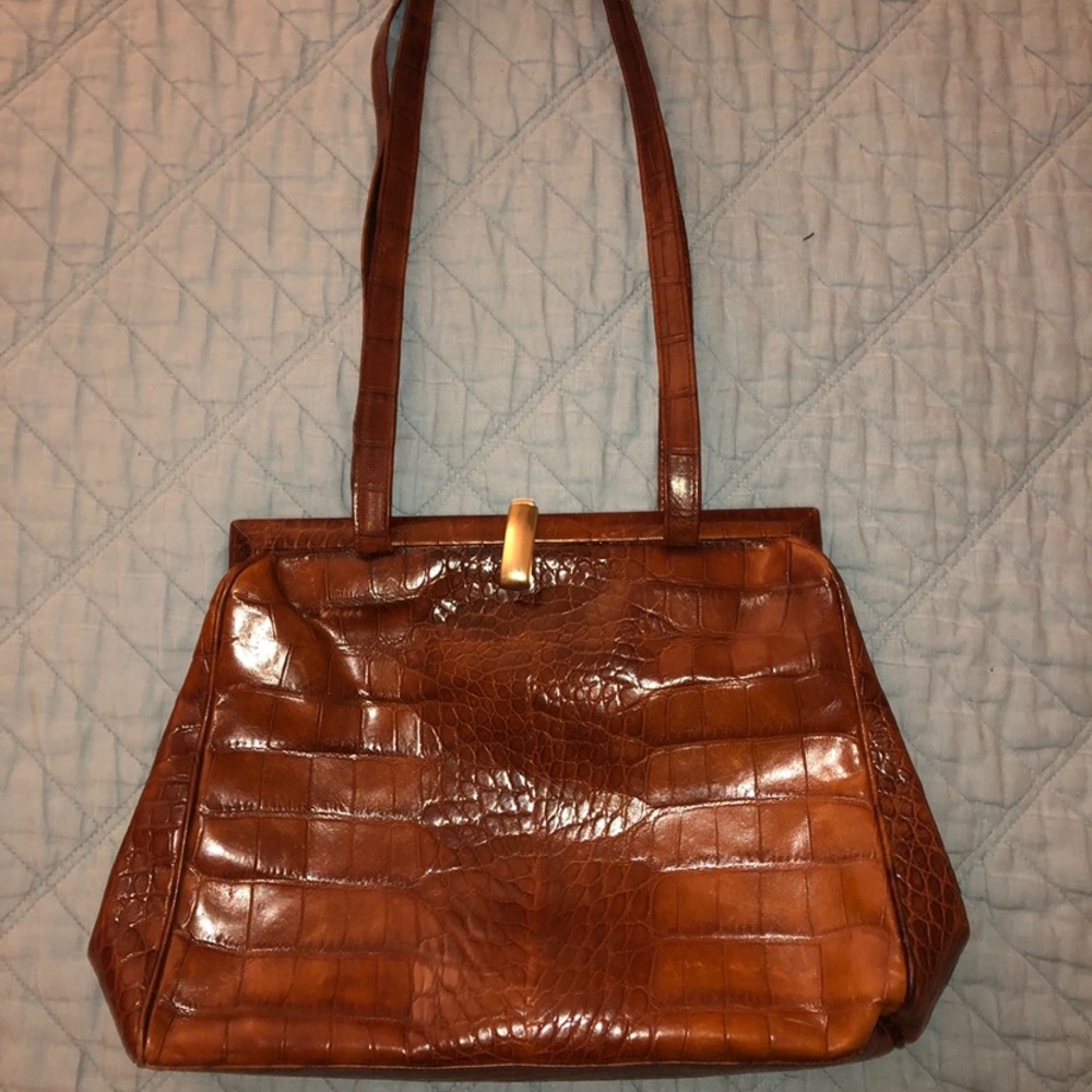 Saks 5th Avenue Vintage Alligator Satchel